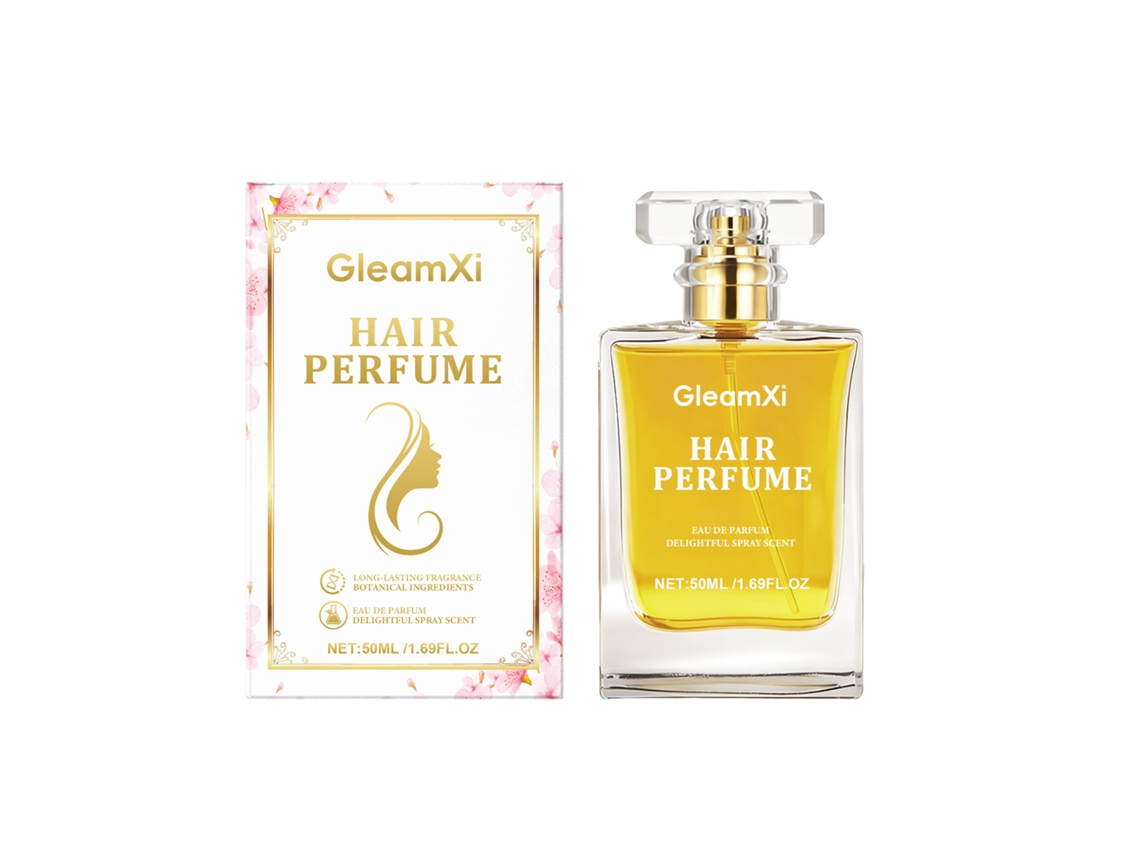 Spray de perfume y cuidado capilar floral