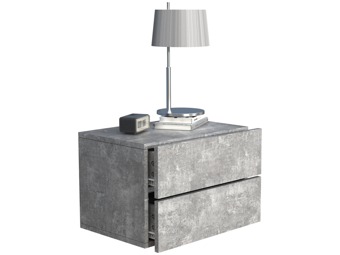 Mesita de noche de pared de madera Usal L 45 cm Vcm