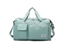 Bolsa de deporte, ideal para fitness, viajes y camping, verde Hexinyigjly