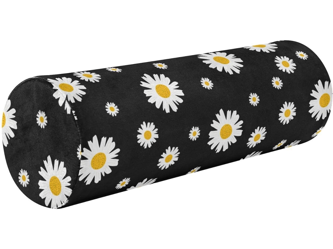 Cojín Largo Cama Cilíndrica (poliéster) (espuma Viscoelástica). Espuma Soporte Fácil Dormir