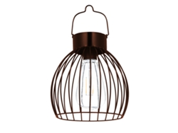 Lámpara Solar Colgante Con Diseño De Jaula De Pájaros Y Control De Luz Sensible, Clasificación Ip65, Para Jardín Y Patio.