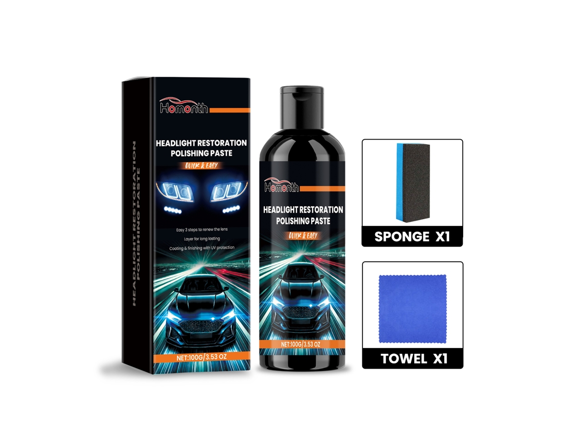 Crema pulidora para faros de coche - La mejor reparación de faros