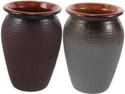 2 Macetas De Cerámica Para Bonsái, Macetas Pequeñas De Terracota Rústicas Para Flores.