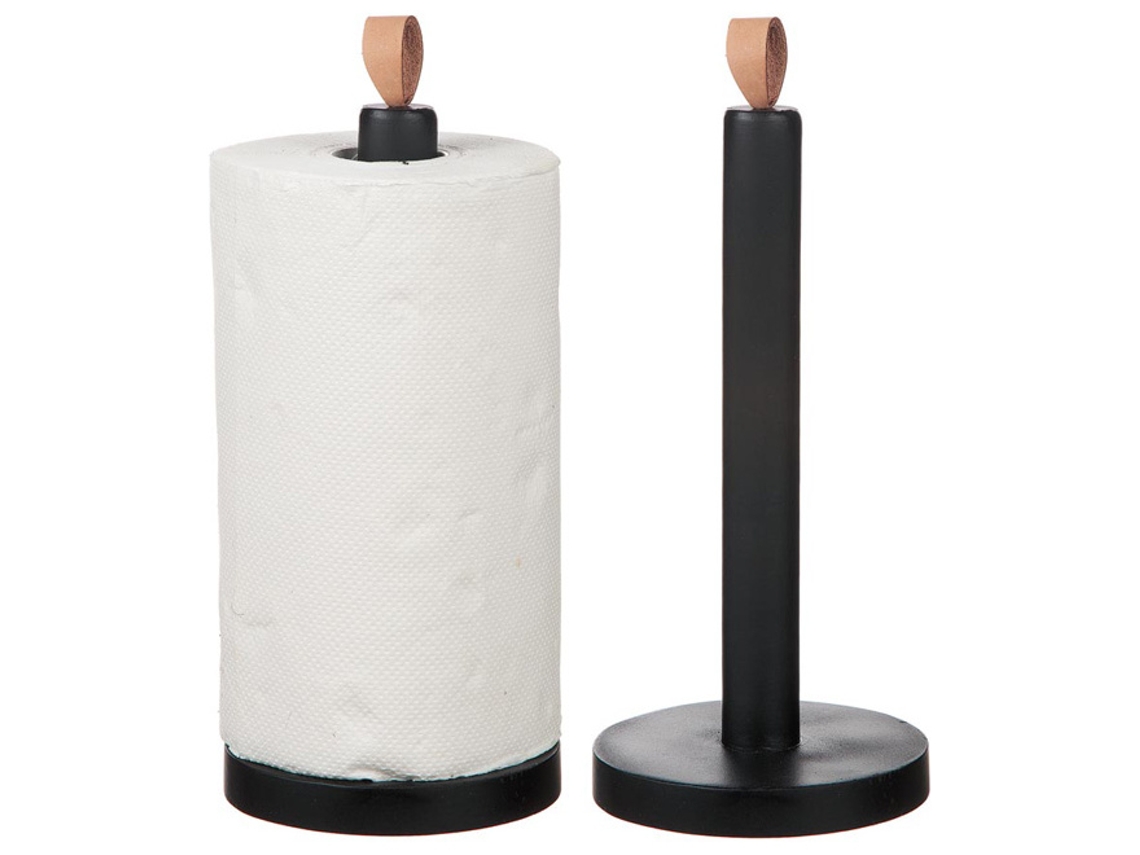 Portarrollos de papel para el hogar negro Jortmrd