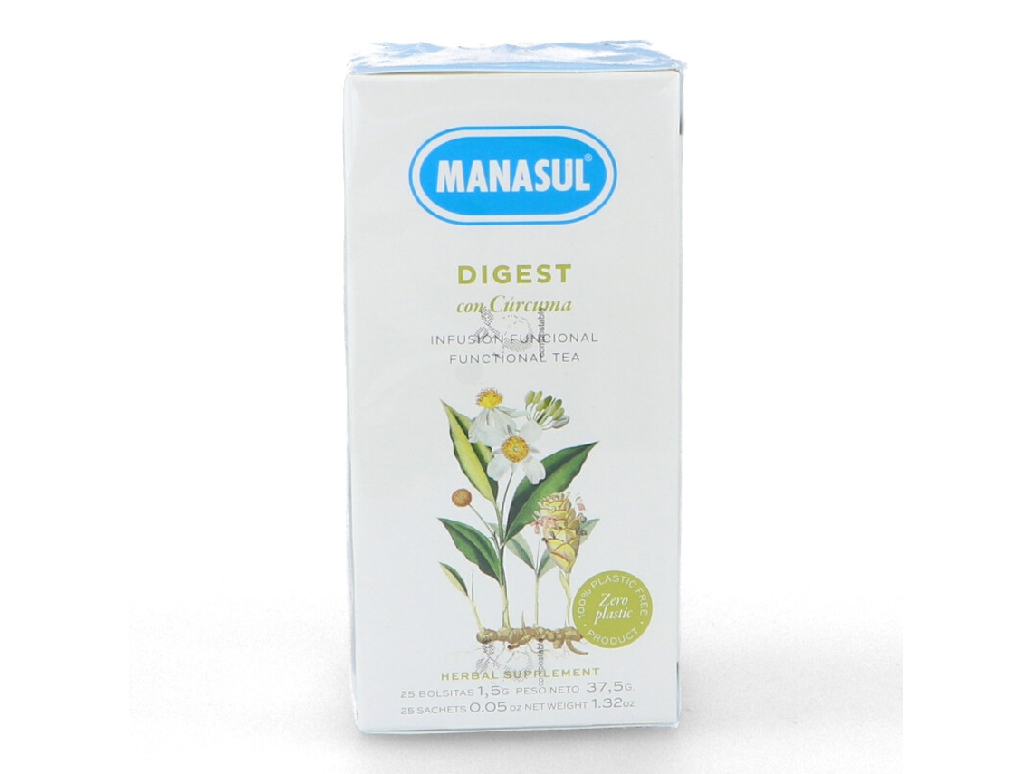 Complemento Alimentar MANASUL Manasul Digest 25 Bolsitas