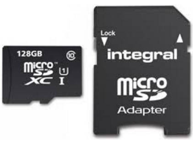 Tarjeta de Memoria MicroSDXC INTEGRAL micro SDXC 128GB Class 10