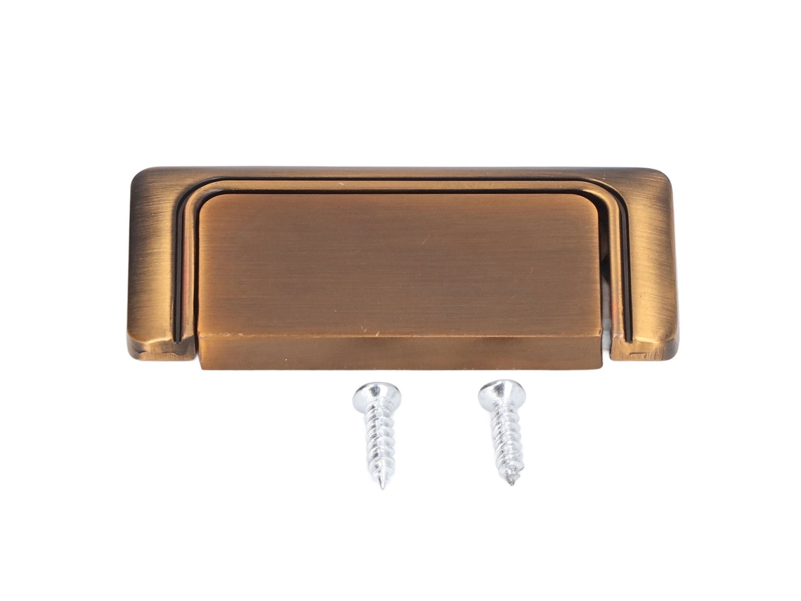 Tirador Empotrado Sencillo De Estilo Retro Mate Sin Necesidad De Taladrar Para Cajones Y Puertas De Armarios.