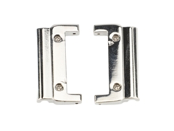 Adaptador De Correa De Reloj De Metal Para Quick Fit 26-22 Mm Quick Connect Plateado 1 Par