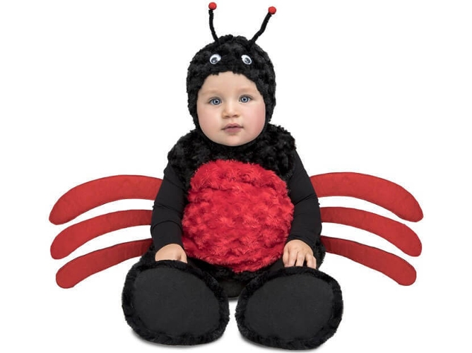 Disfraz de Bebé DISFRAZZES Araña Peluche (Talla: 12 a 24 meses)