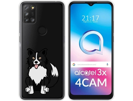 Carcasa Alcatel 3X 4CAM TUMUNDOSMARTPHONE Dibujos Transparente Perros 01 Multicolor