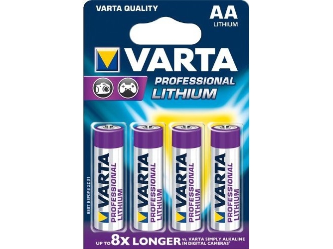 Pilas VARTA Professional Lithium AA