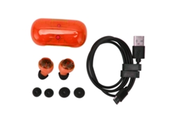 Auriculares Inalámbricos Hifi Bluetooth 5.2 Con Resistencia Al Agua Ipx5 Y Pantalla Led Digital Roja.