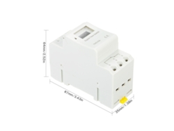 Temporizador Digital Programable Thc15a 16a 7 Días 16 Encendido/apagado Lcd Interruptor Horario Para Riel Din