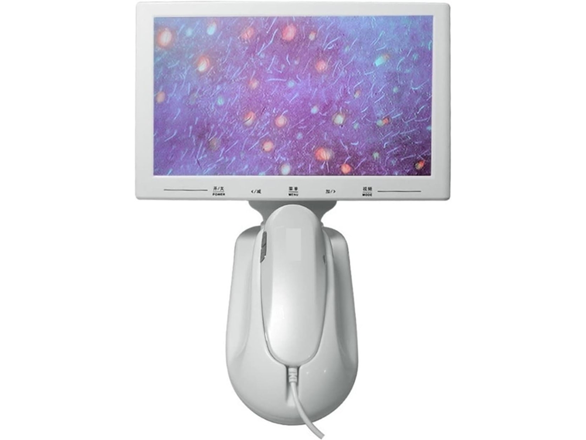 Detector de cabello, piel y cuero cabelludo SFUSHOS con lupa.