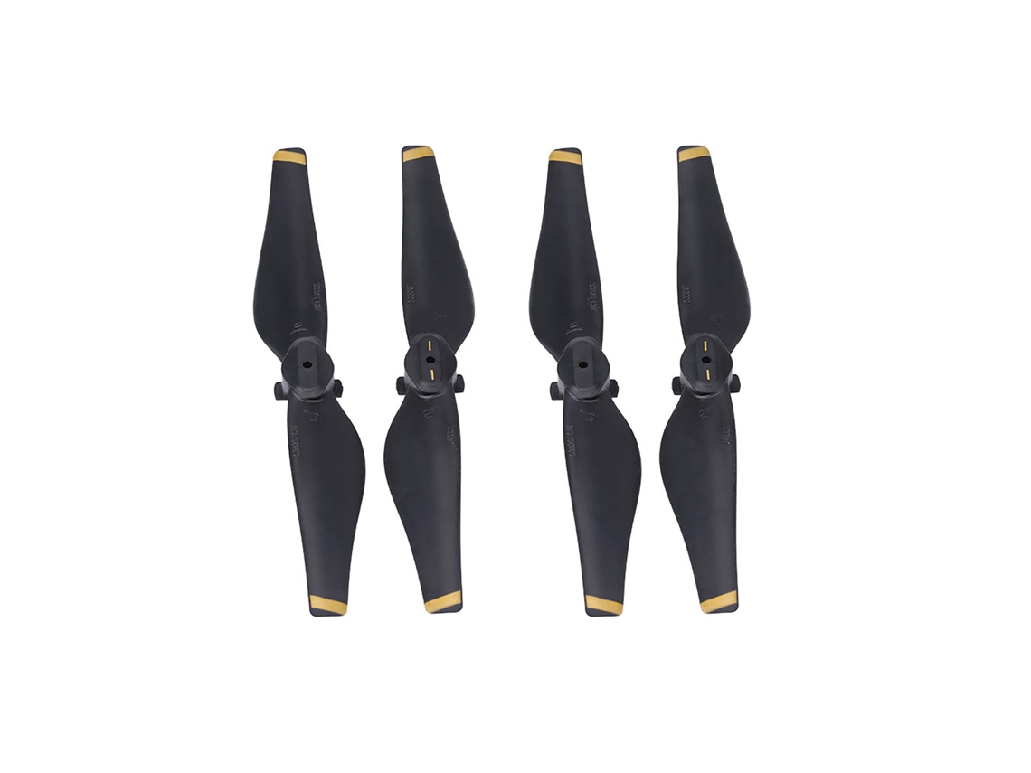 Hélices De Liberación Rápida Cw Ccw Para Dron Mavic Air, 2 Pares/juego, Fibra De Carbono (raya Dorada)
