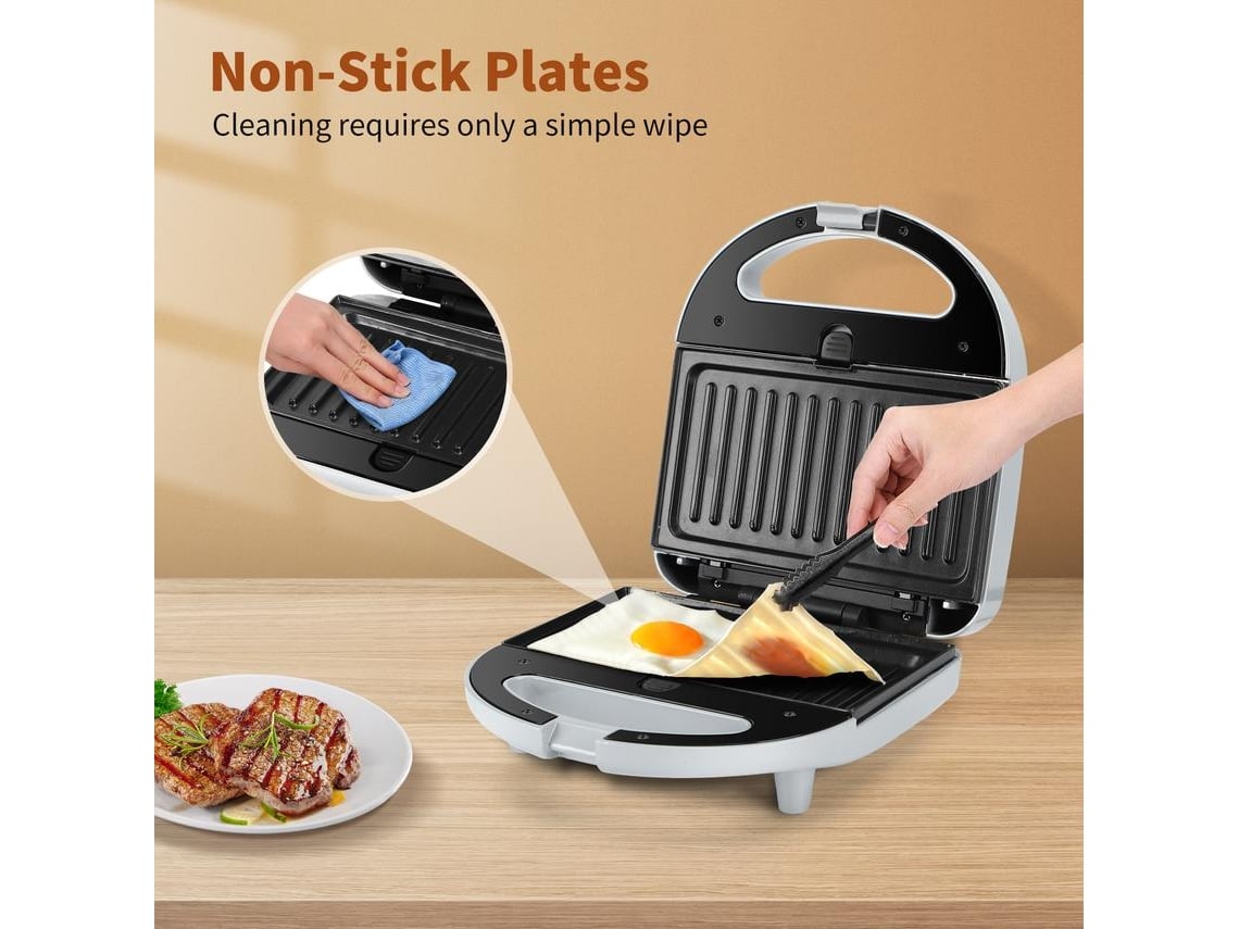 Aigostar Sandwichera Gofrera Sandwichera Eléctrica XL Para