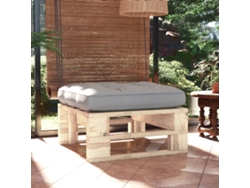 Otomana de jardín de paletas de pino impregnado Wsd73925 Lovely Home