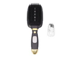 Peine Electrónico De Crecimiento Capilar Con Luz Led Roja Y Microcorriente Biomimética Profesional Para Cabello Negro