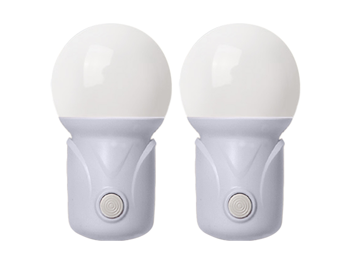 2 Uds Sensor De Luz Noturna-602 (Padrão Europeu Branco) JEIIBRZUI