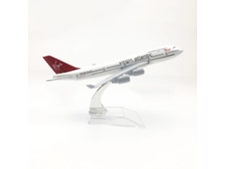 Miniatura del Boeing 747 de Virgin Atlantic, escala 1/400, 16 cm, fabricada en aleación metálica. Mdug