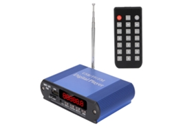Amplificador De Potencia Tres En Uno Con Reproductor Mp3 Radio Bluetooth 5.0 Control Remoto