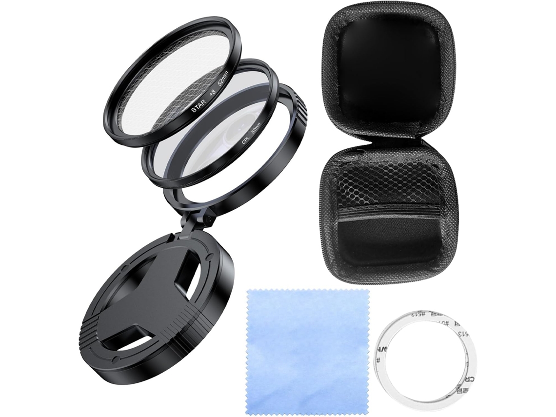 Filtro polarizador para lentes, ideal para fotografía, acampada y grabación. SFUSHOS