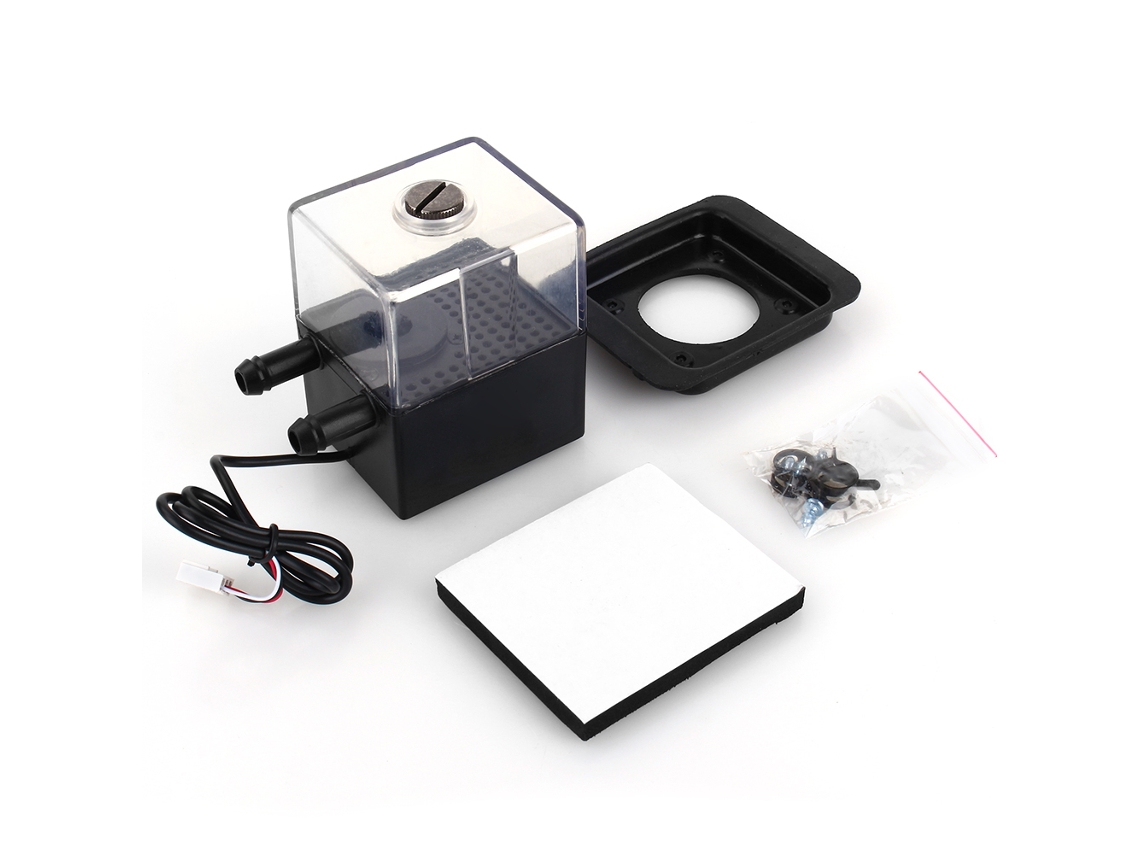 Bomba De Agua Ultracallada De 12v Cc Sc-300t Y Tanque Para Refrigeración Líquida De Cpu De Pc