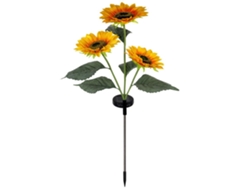 2026-luz De Jardin Solar Exterior Con Pico Led Girasol Impermeable Para Patio Y Jardin