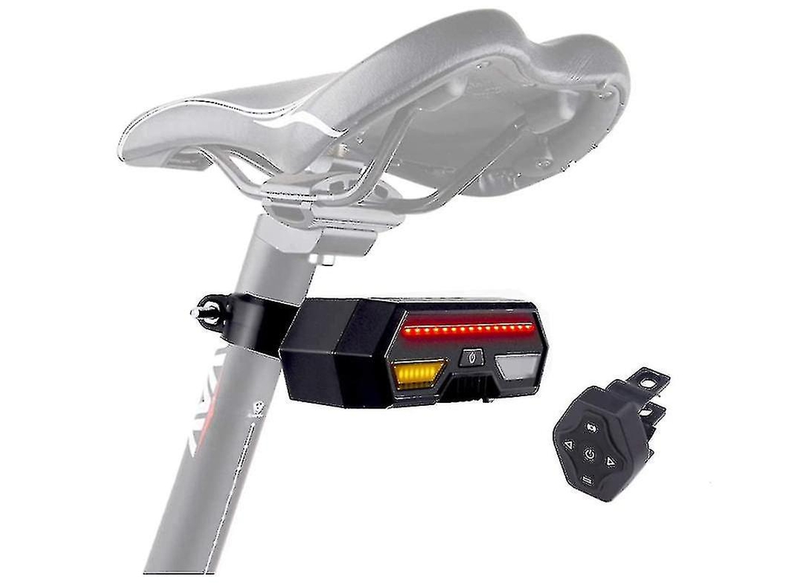 Luz trasera inteligente para bicicleta con encendido y apagado automático IPX8, color negro Yizhood