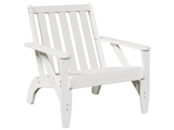 Maison Exclusive - Silla de jardín Adirondack 75x77x77 cm Pino macizo blanco