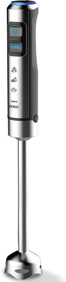 Batidora de mano + Accesorios SOGO BAT-SS-14480 (1500 W - Inox)