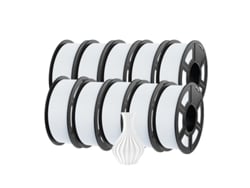 Filamento para impresora 3D, alta velocidad, duradero y resistente, Hsmpetg 10 blanco OEM