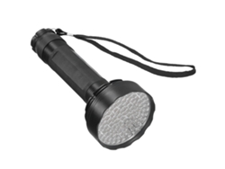 Linterna Uv 100 Led De 395 Nm Con Tratamiento Antideslizante Para Detección Fluorescente.