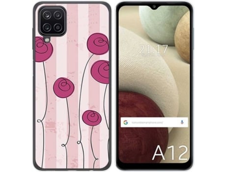 Carcasa Samsung Galaxy M12 TUMUNDOSMARTPHONE Flores Vintage Multicolor