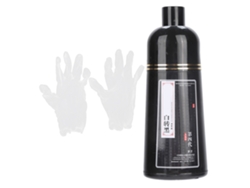Crema De Color De Cabello Permanente Para Barbero, Tinte Negro De Cobertura Completa 500ml