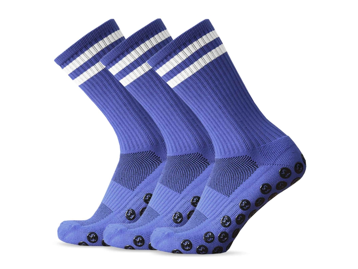 3 Pares De Calcetines Antideslizantes Para Fútbol, Ideales Para Deportes Al Aire Libre, Fitness, Transpirables, De Secado Rápido, Atletismo, Baloncesto Y Hockey.