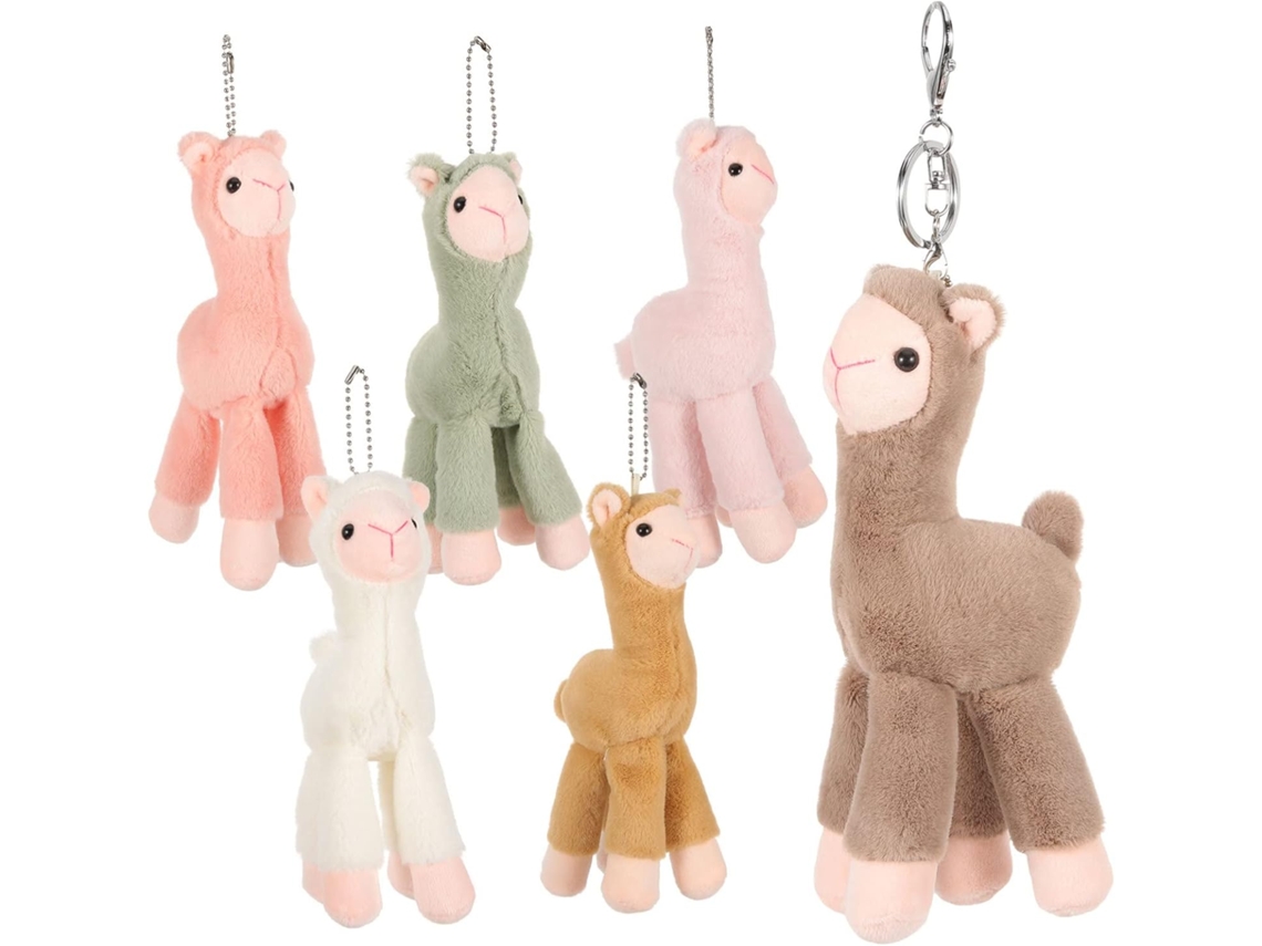 Mini Kit De Muñecos De Peluche Adorables - Animales Suaves En El Interior - Llavero De Peluche