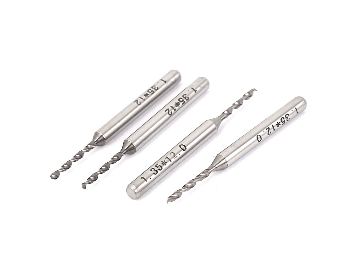 4 Accesorios Para Herramientas Eléctricas, 38 Mm X 1,35 12 Juegos De Microbrocas De Carburo Para