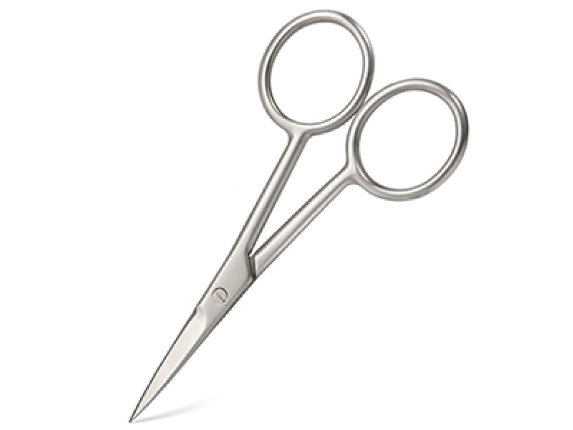 Tijeras Profesionales De Peluquería, Tijeras De Precisión De Punta Fina Y Recta, Acero Inoxidable De Grado Quirúrgico Para Recortar Cejas Y Vello Faci