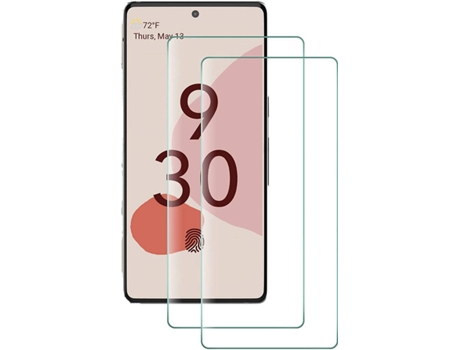 2x Protector de Pantalla Cristal Templado Google Pixel 6 Case-friendly