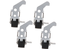 Juego de 4 rodillos de presión para grabadoras de audio, estructura duradera y estable, compatible con Gokoco.