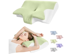 Almohada Para El Cuello Almohada Ergonómica De Espuma Viscoelástica Transpirable Para Proteger El Cuello Y Dormir Cuich