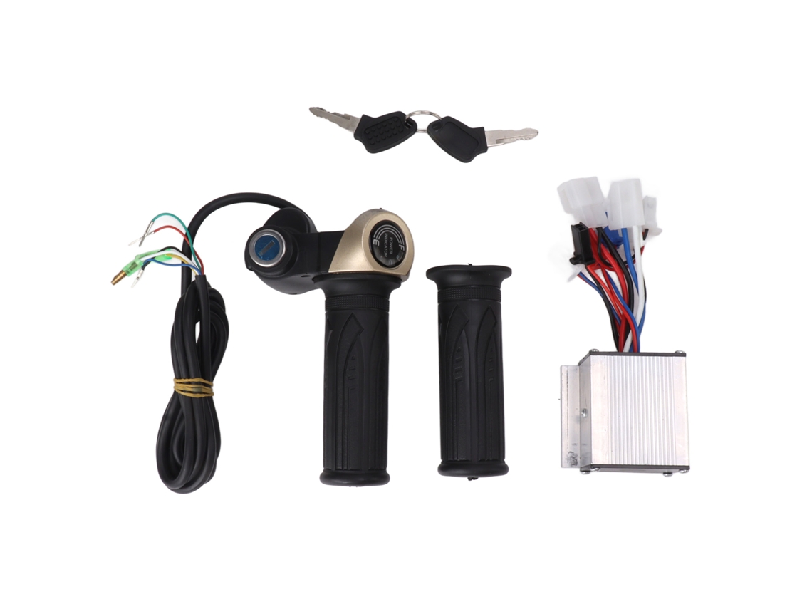 2026-kit De Conversión Para Bicicleta Eléctrica 24v 250w Con Controlador De Escobillas, Pantalla Redonda Y Mando De Aceleración 24v