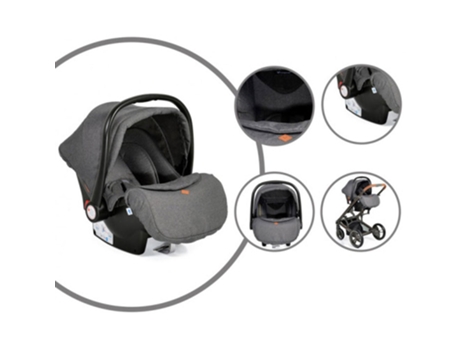 Silla de coche CANGAROO Macan/Icon Grey (0-13 Kg)