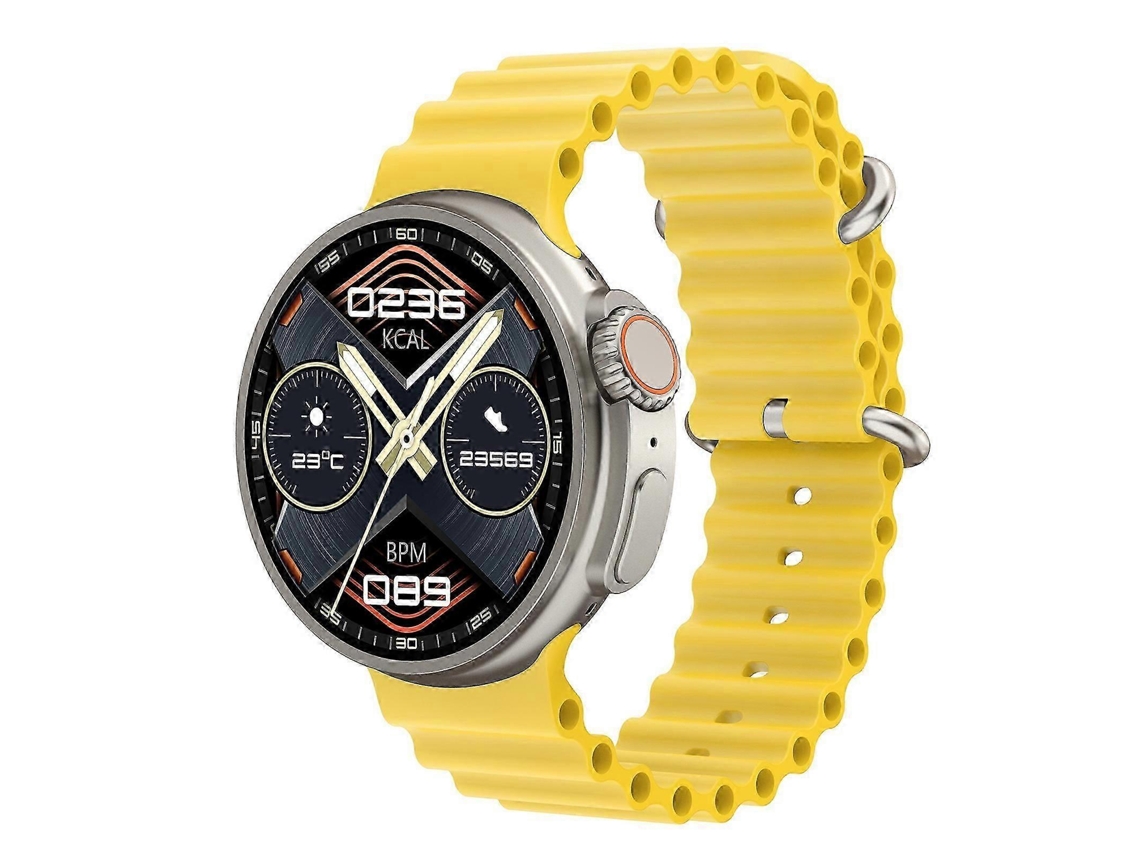 Reloj inteligente K9 Ultra Pro de 1,39 pulgadas con correa de silicona, resistencia al agua IP67, compatible con llamadas Bluetooth y NFC. Ly Ebike