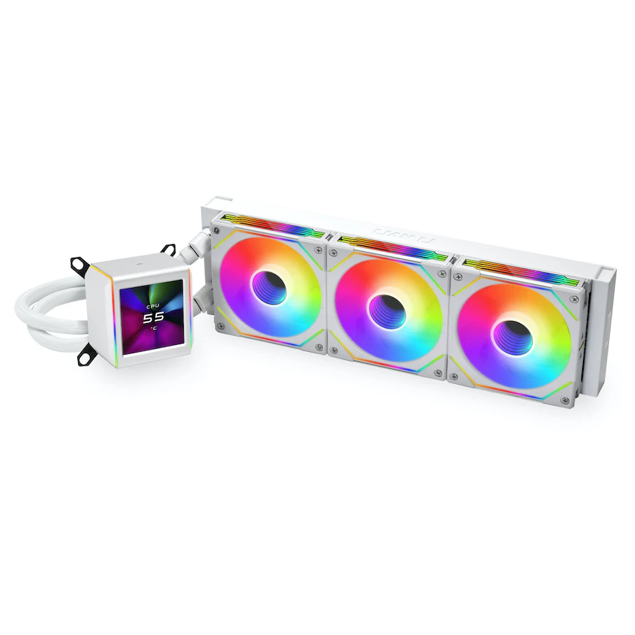 Refrigeración líquida de CPU Aio Lian Li Galahad Ii Lcd 360 en Argb Blanco 360 mm COOLER MASTER