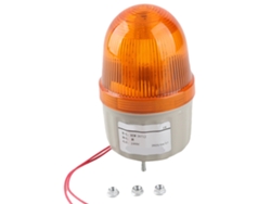 Luz De Advertencia De Emergencia Led Berm Bem-2071j Con Sonido, 5w, Dc24v, Amarilla, Para Fábricas De Abs.