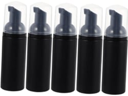 Conjunto De 5 Frascos Pequenos De Gel Espumante Reutilizáveis E À Prova De Vazamentos, Ideais Para Viagens E Banheiro.