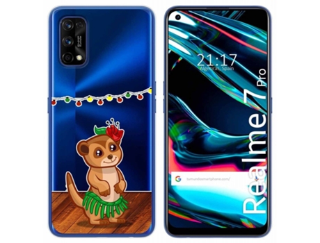 Carcasa Realme 7 Pro TUMUNDOSMARTPHONE Dibujos Transparente Multicolor