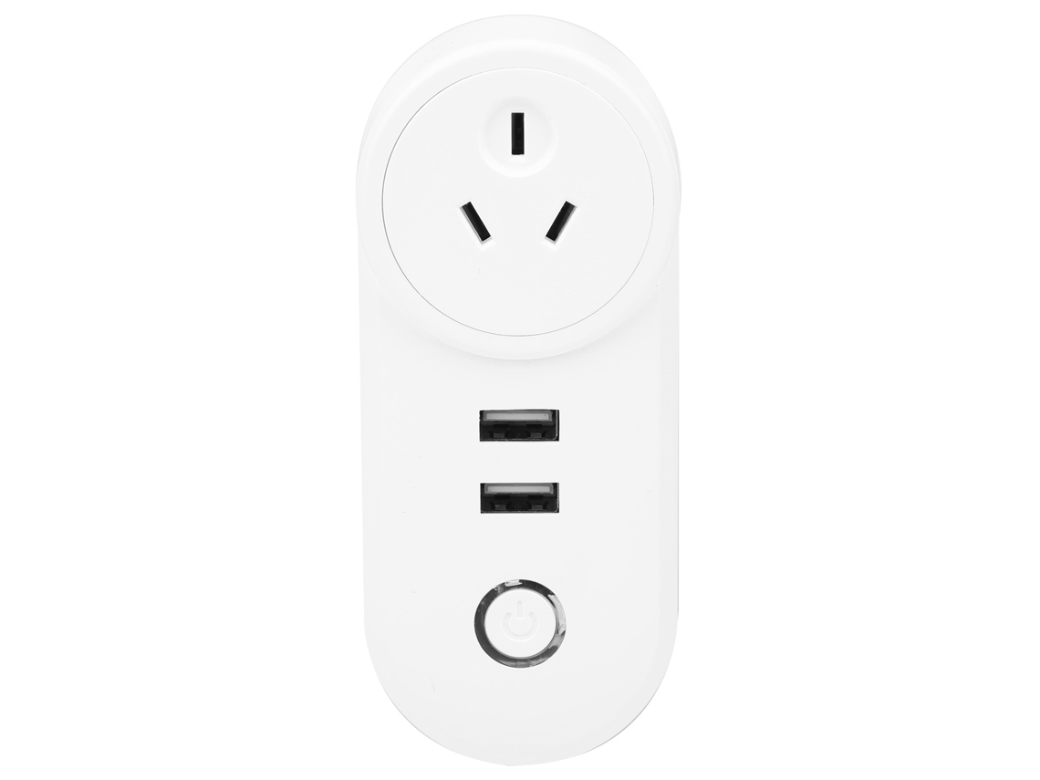 Enchufe Inteligente Wifi Con Puertos Usb Y Control Remoto Inalámbrico.
